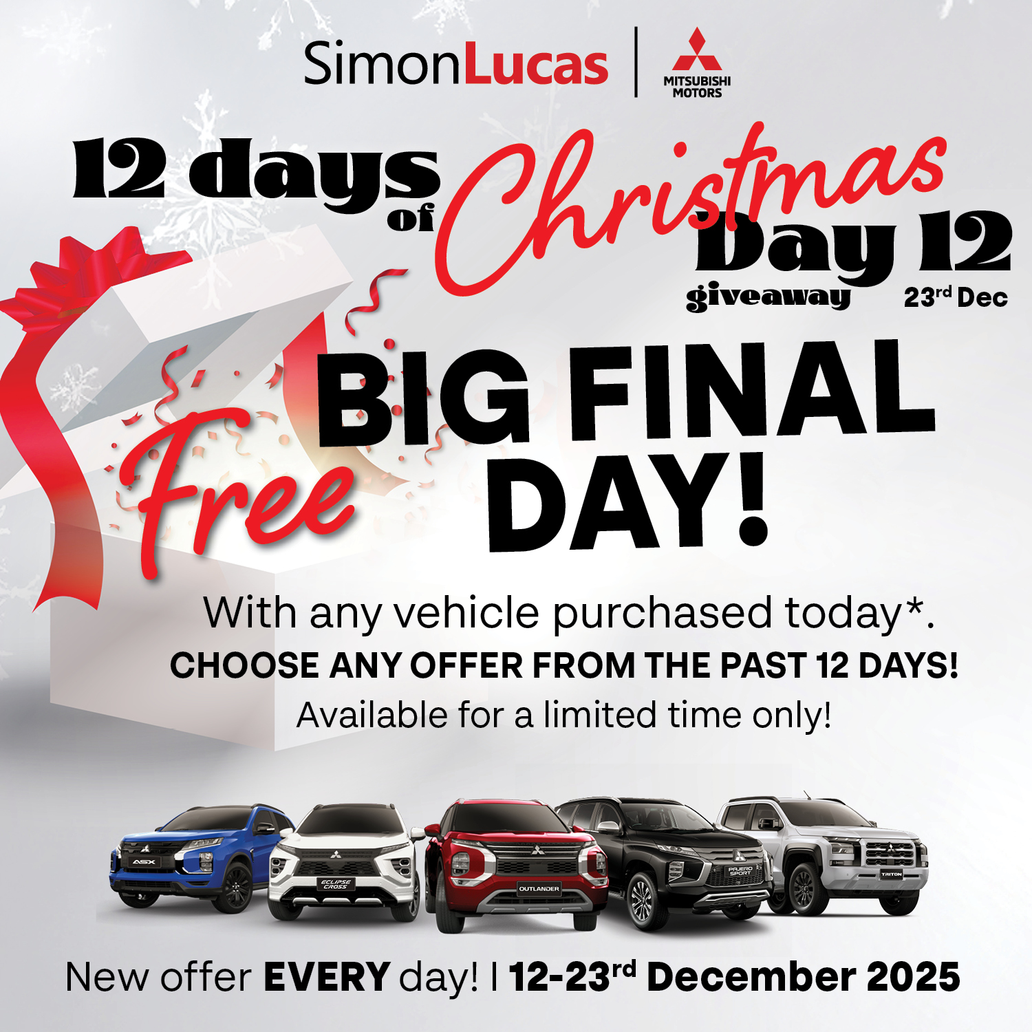 Simon Lucas 12 Days of Christmas Day 12