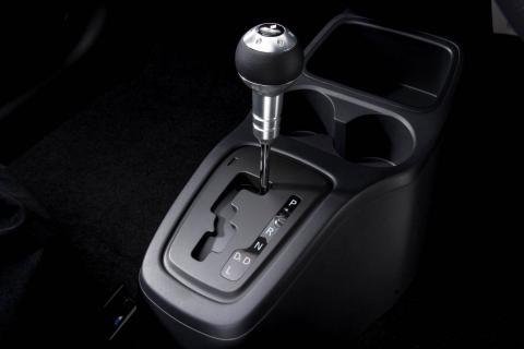 Alloy shift knob attached to shifter of Mitsubishi ASX