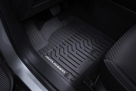 All weather rubber floot mat set for Mitsubishi Outlander