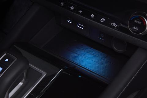 Front console rubber illumination mat