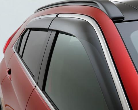 Weather shield monsoon guard set for PHEV Eclipse Cross
